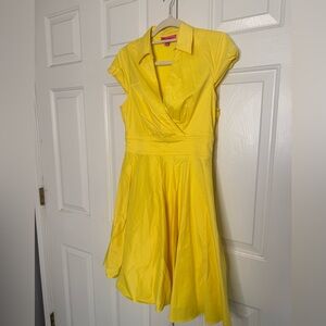 Betsey Johnson Sunny Yellow Mini Dress